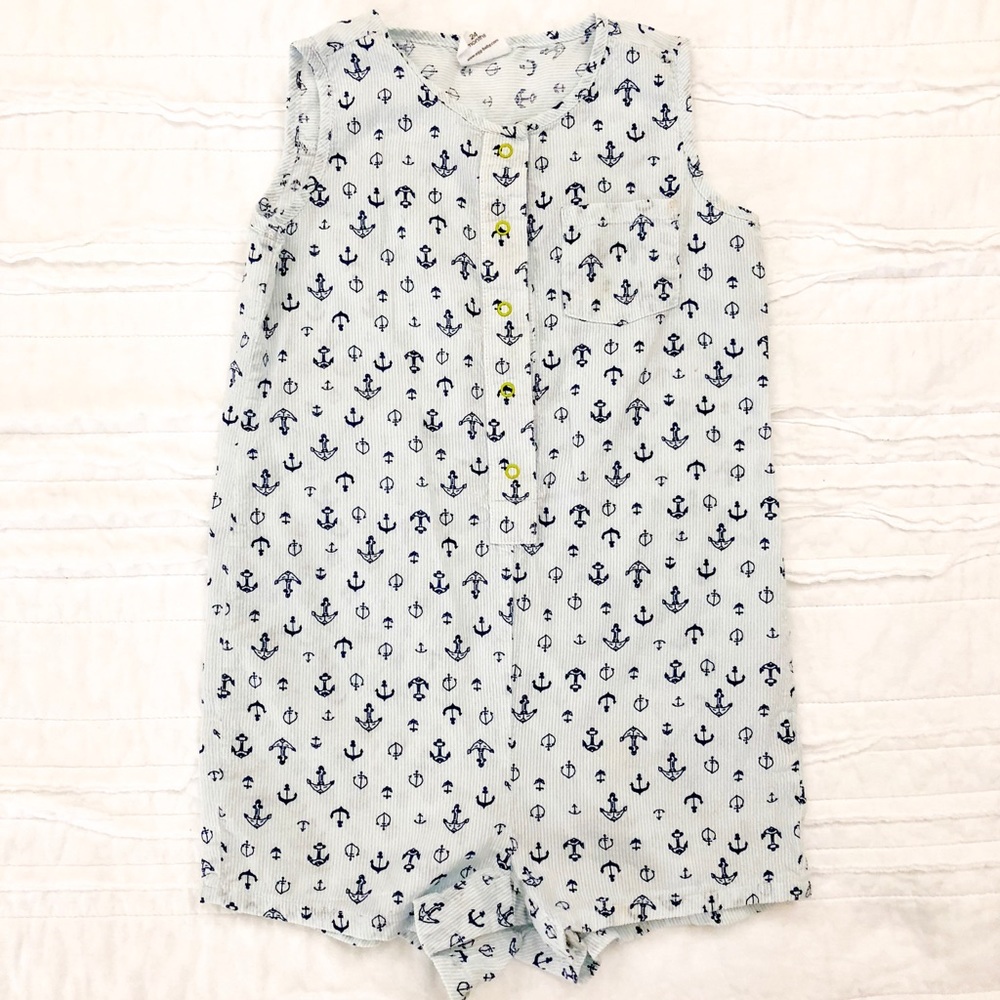 Tank Romper with Anchors